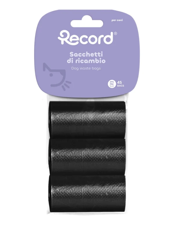 RECORD toaletne vrećice za izmet – crne 3KOM