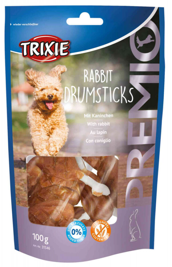 TRIXIE PREMIO RABBIT DRUMSTICKS 100g