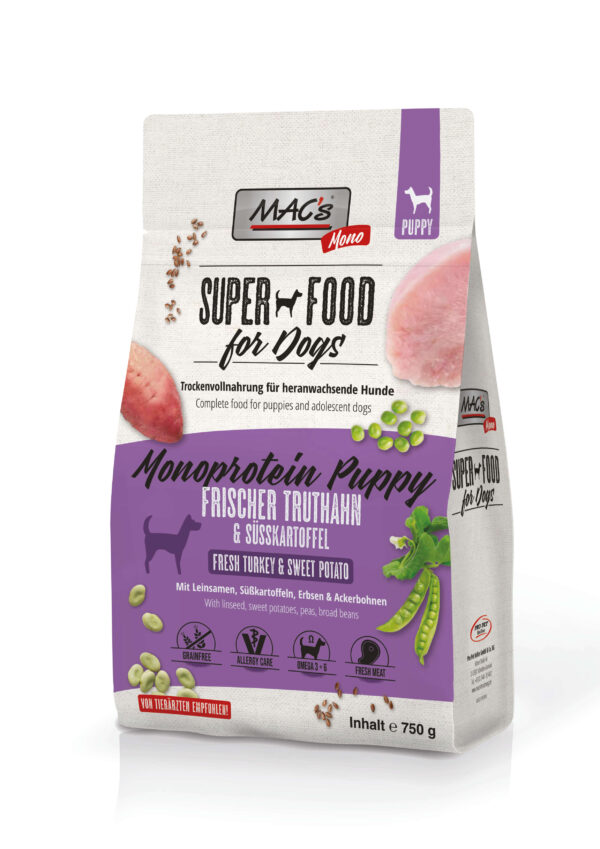 MAC's Monoprotein puppy - Puretina i batat za štence 750g