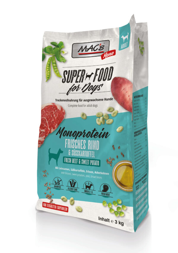 MAC's Monoprotein adult - Govedina i batat  3kg