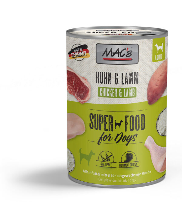 MAC's Dog Mokra Hrana za Pse - Piletina i Janjetina, 400g