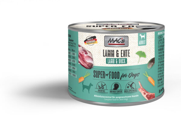 MAC's Dog Mokra Hrana za Pse - Janjetina i Patka, 200g