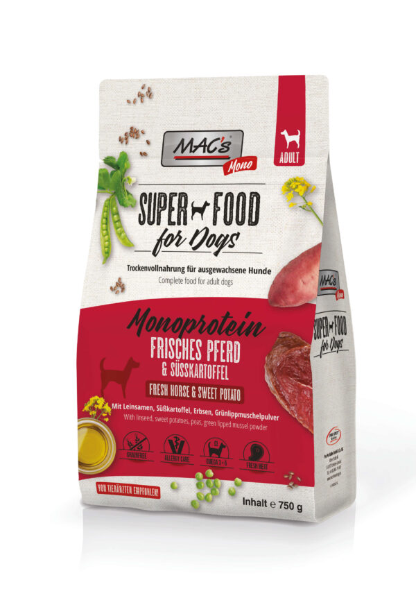 MAC'S MONOPROTEIN - Svježi konj i batat 750g