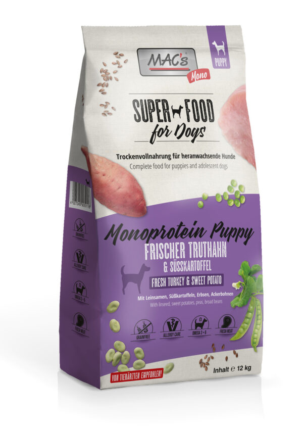 MAC's MONOPROTEIN PUPPY - Puretina i batat 12kg