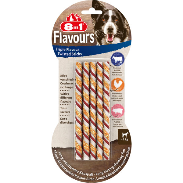 Poslastica 8in1 trostruki twisted sticks 10kom 70g