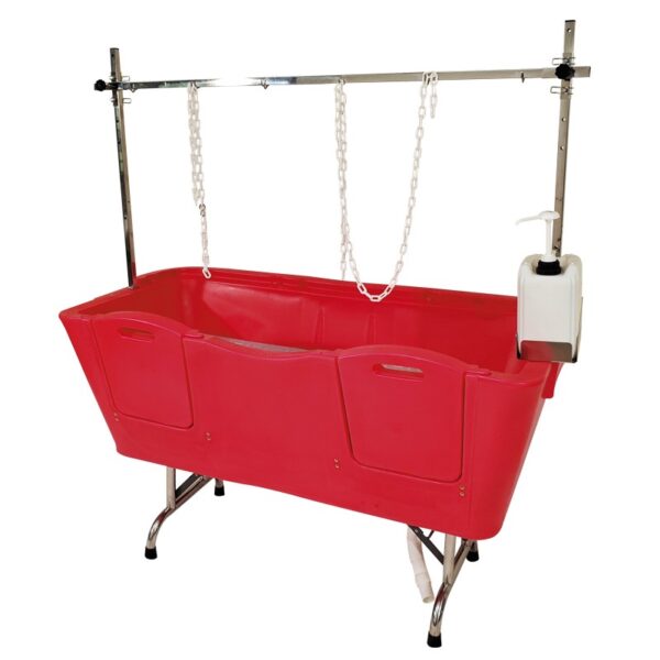 Profesionalna kada za pse s inox nogama (grooming kada)