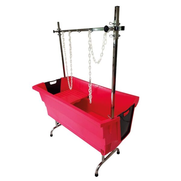 Profesionalna kada za pse s inox postoljem (grooming kada)