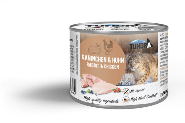Tundra Cat Rabbit & Chicken 200 g – mokra hrana za odrasle mačke s kunićem i piletinom