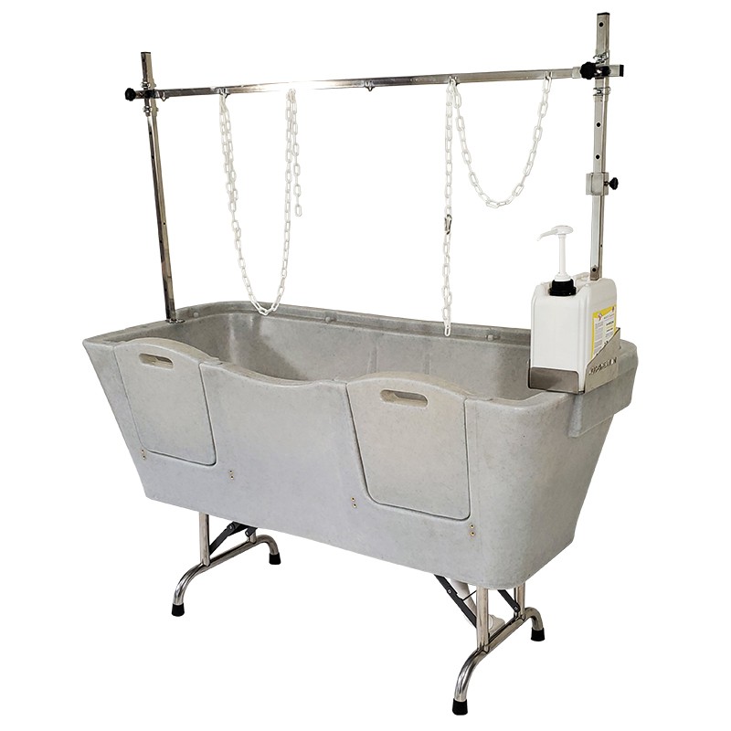 Profesionalna kada za pse s inox nogama (grooming kada) - Slika 4