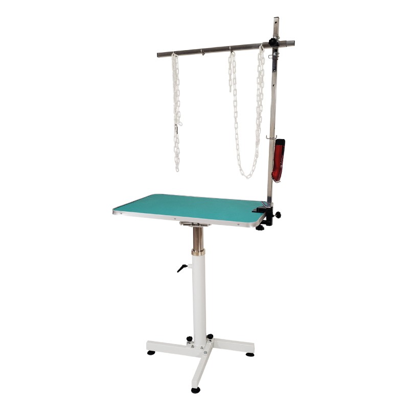 Pneumatski stol za šišanje pasa s držačem 80x50cm (grooming stol) - Slika 3
