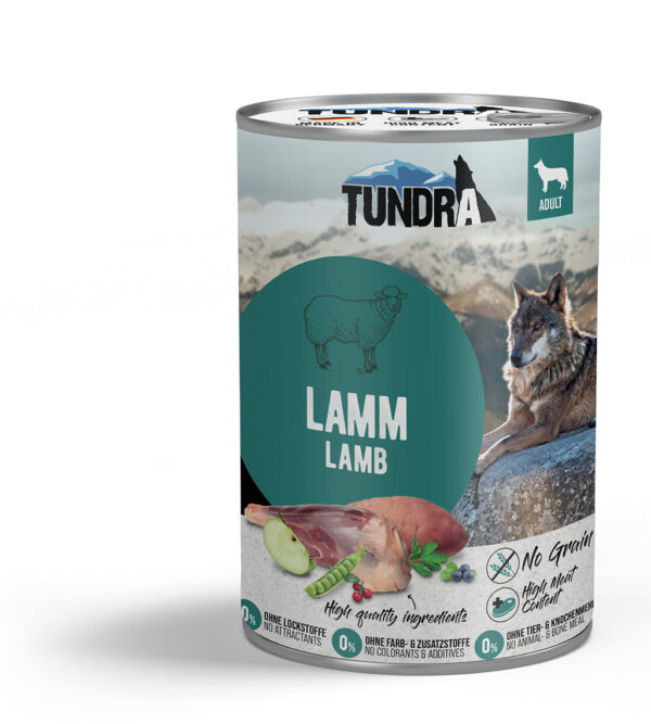 TUNDRA Dog Janjetina 400 g – Konzerva za pse bez žitarica