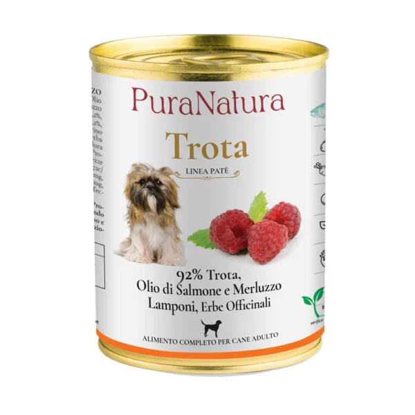 Pura Natura Paté Adult Pastrva i Maline 400g
