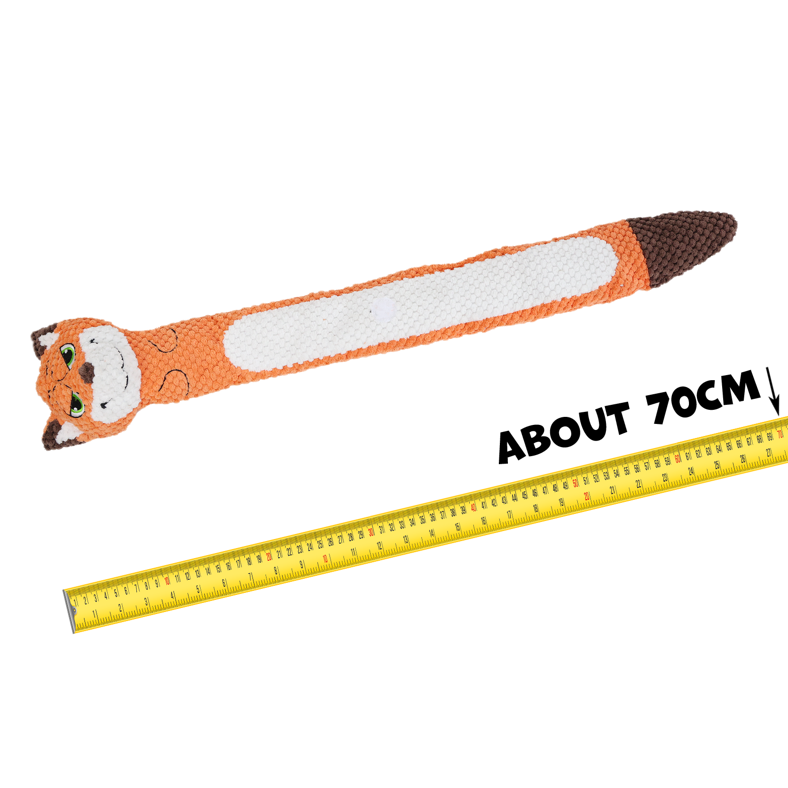 Plišana igračka lisica za pse sa skrivalicom za poslastice (70 cm) - Slika 2