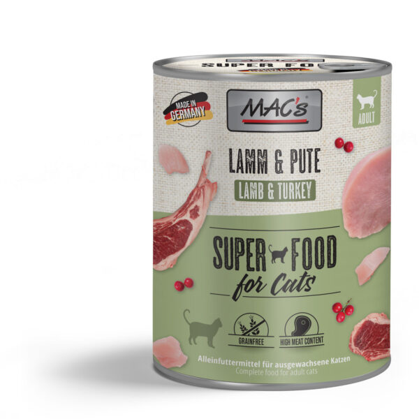 MAC’s CAT SUPER FOOD – Janjetina i puretina 800g