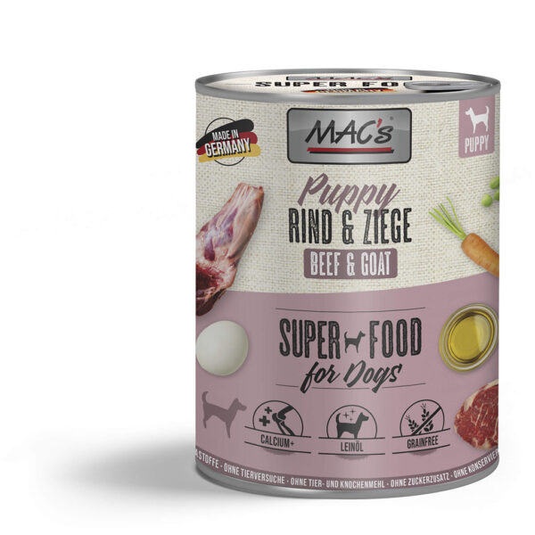 MAC’s DOG PUPPY – Govedina i koza 800g